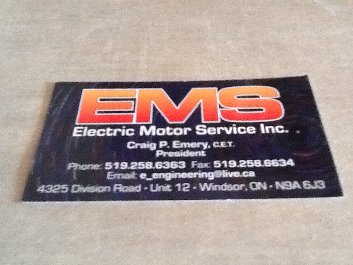 Electric Motor Service Inc.