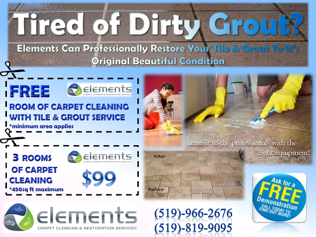 Elements carpet cleaning and restoration 